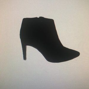 Old Navy Black Suede Ankle Boots